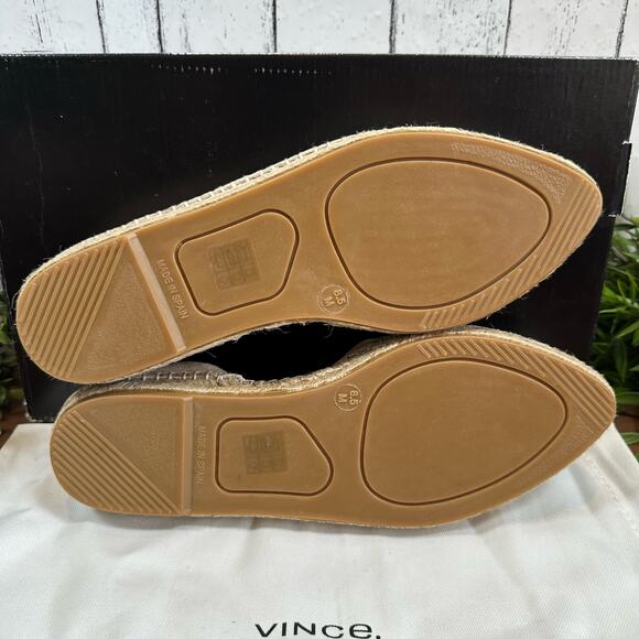 Vince Women's Tita Slip On D'orsay Espadrille Flats Size 8.5 $250 - Picture 10 of 11